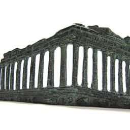 Bronze Sculpture Of Parthenon , Acropolis Ancient Building Greek Civilization - thumbnail 3
