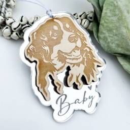 Bernese Mountain Dog Christmas Decoration, Ornament, Gift, Personalised Dog Theme - thumbnail 4