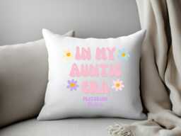 In My Auntie Era Cushion - Funny Pillow Christmas Gifts For Taylor-Inspired Throw Cool Aunts - thumbnail 1