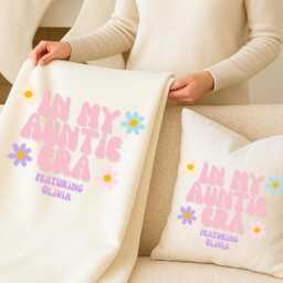 In My Auntie Era Cushion - Funny Pillow Christmas Gifts For Taylor-Inspired Throw Cool Aunts - thumbnail 2