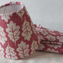 Oak Candle Clip Lampshade Ginger Colour - thumbnail 2