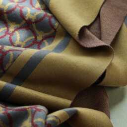 Knitted Throw Blanket Retro Geometric Pattern Sofa & Bed Cover - thumbnail 3