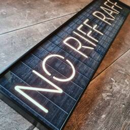 You & Me Metal Print Framed Neon Style Gallery Wall Art - thumbnail 2