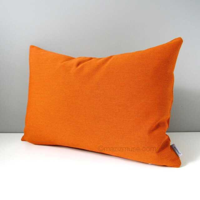 Sale, Sunbrella?? Pillow Cover in Volt Fabric Spark Orange, Modern Outdoor Throw Cushions For Patio & Garden Chairs - image 1
