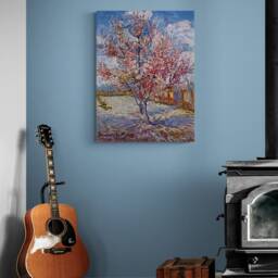 Van Gogh Peach Tree Print - Framed Canvas, Rolled Canvas Or Photo - thumbnail 2