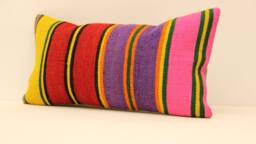Lumbar Kilim Pillow 10x20 Handmade Oriental Home Boho Turkish Kilim Pillowcover Chair Small Oblong Cushion Cover Tribal 4Yef-134