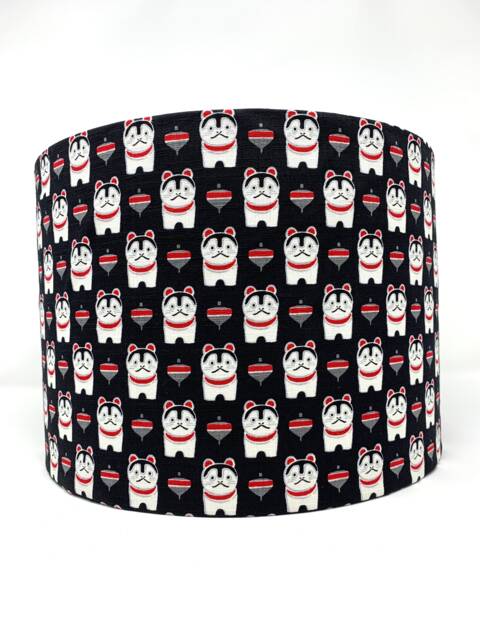 Foo Dog Lampshade Japanese Oriental Table Lamp Shade - image 1