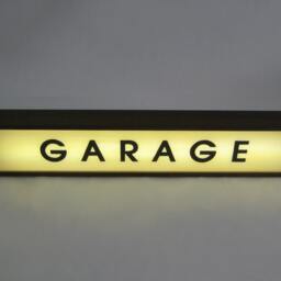 Lighted Garage Sign, Handcrafted Wooden Light Box Sign For Man Cave Wall Art, Hand Painted Signs, 84 X 16 cm - thumbnail 3
