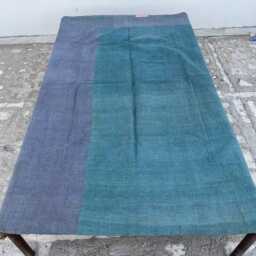 Boho Cotton Kantha Quilt Reversible Patchwork Block Print Handmade Blanket - thumbnail 4