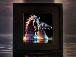 Unframed Scottish Wall Art Print, Room Decor - The Kelpies Highlands - thumbnail 1
