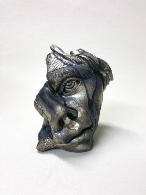 Raku Ceramic Figurine Sculpture Stoneware Handemade Greek New Original Statue - image 1