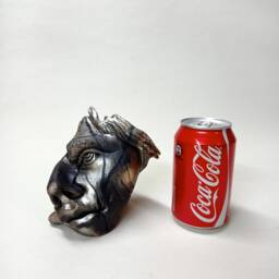 Raku Ceramic Figurine Sculpture Stoneware Handemade Greek New Original Statue - thumbnail 4
