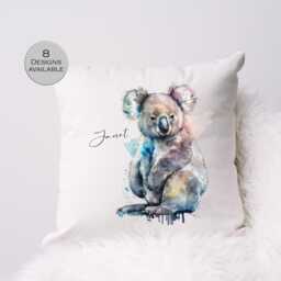 Personalised Koala Cushion - Animal Throw Pillow Lover Gift Custom Home Decor - thumbnail 2