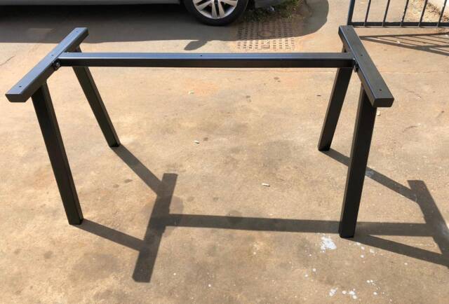 Metal Table Legs. Custom Sizing For Dining Tables, Desks, Coffee Tables & Benches. 71cm X 60cm. Sizes Available - image 1