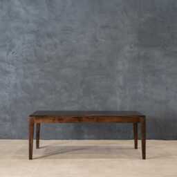 Reclaimed Teak Wood Coffee Table Rustic Mid-Century Center Table For Living Room - thumbnail 3