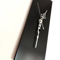 Contemporary Minimalist Black Rectangle Wall Clock - Modern Home Decor - thumbnail 4