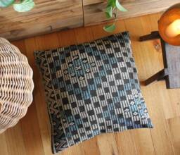 60cm - 24Inch Vintage Kilim Cushion Cover Handwoven Large Floor Sofa Pillow