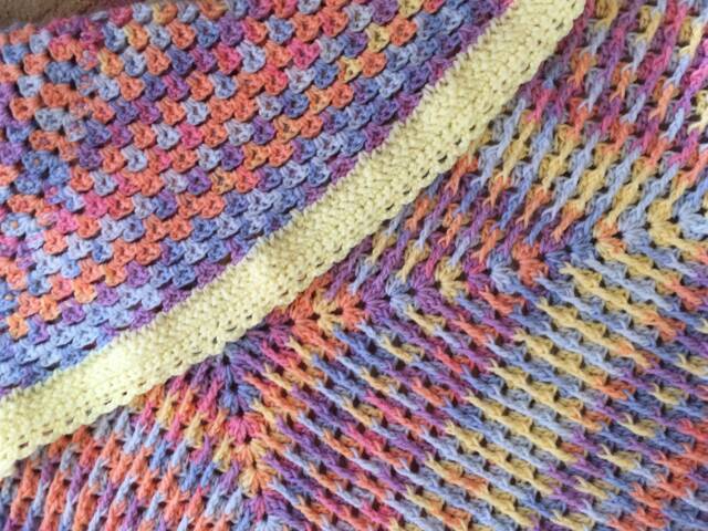 "Heirloom Baby Blanket - ""Happy Spring" - image 1