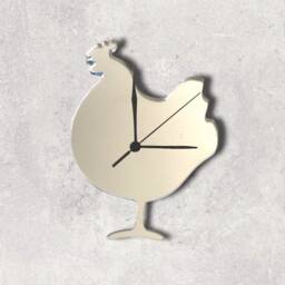 Cockerel Acrylic Clock - Many Colours Available - Bespoke Shapes & Sizes Made - thumbnail 2