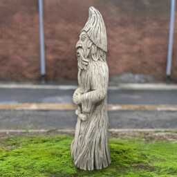 Concrete Wizard With Sword Figurine Garden Statue Stone Outdoor Man Sculpture Cement Magician Decor Handmade Ornament Yard Art - thumbnail 3