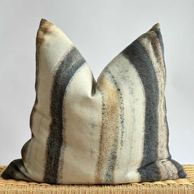 Brown Tribal Hemp Hand Woven Natural Dye Color Pillow Cover - image 1