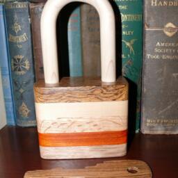 Wood Padlock, Working, Item 8 - thumbnail 2