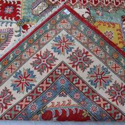 9x12 Ft Brand Handmade Rug, High Pile Soft Wool Afghan Palace Kazak Area Traditional Dining Table Living Room Rug - thumbnail 4