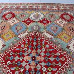 9x12 Ft Brand Handmade Rug, High Pile Soft Wool Afghan Palace Kazak Area Traditional Dining Table Living Room Rug - thumbnail 3