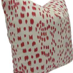 Brunshwig & Fils Les Touches Reverse Pink Cushion Cover Pillow Double Sided - thumbnail 2