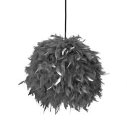Feather Pendant Light, Lampshade, Pendant Light With Feathers, Nursery Ceiling Plug in Lamp - Feathers - thumbnail 3