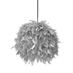 Feather Pendant Light, Lampshade, Pendant Light With Feathers, Nursery Ceiling Plug in Lamp - Feathers - thumbnail 1