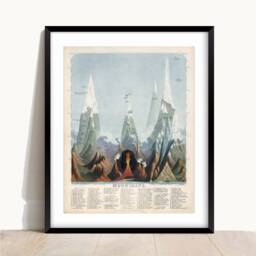 Vintage Mountains Of The World Print By John Emslie - thumbnail 2