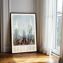 Vintage Mountains Of The World Print By John Emslie - thumbnail 1