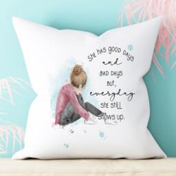 Super Mum Gift, Personalised Motivational Cushion, Mother's Day New Gift - thumbnail 2