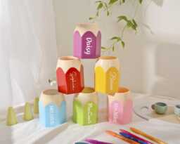 Personalized Teacher Pencil Holder, Gift, Decor For Classroom, End Of Year Appreciation Back To School Gifts, Preschool