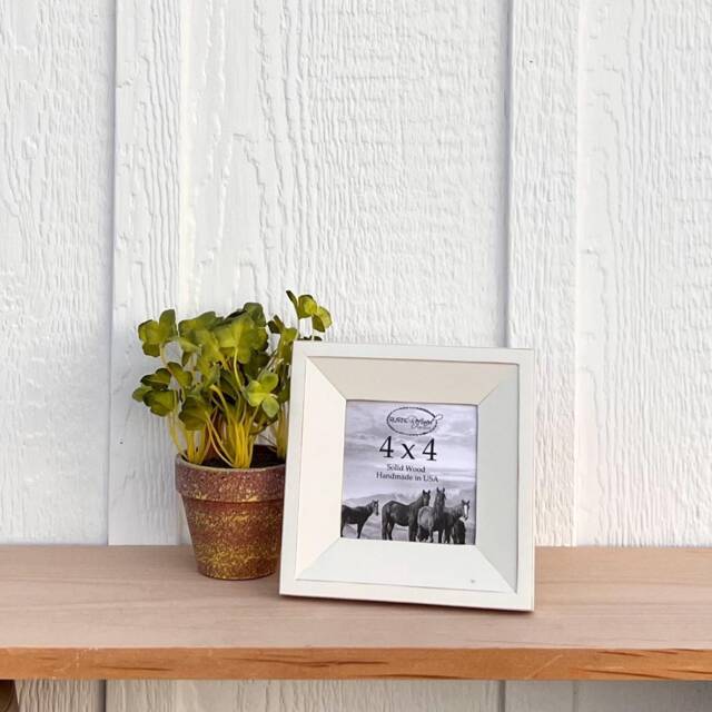 Handmade Solid Wood 4x4 Picture Frame - Haven Collection - image 1