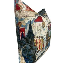 G.p & J Baker Shalimar Indigo/Red Decorative Cushion Cover Pillow - thumbnail 3