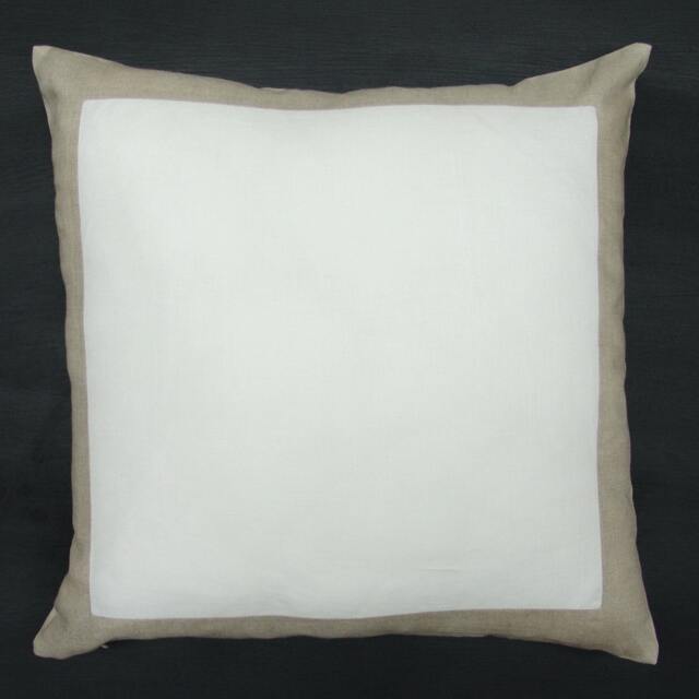 Pure Linen Euro Pillow Cushion Cover 18 - image 1