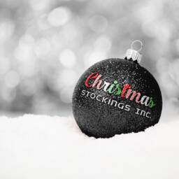 Personalized Tartan Snowman Christmas Stocking - Hessian Burlap - thumbnail 4