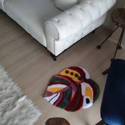 Tufted Monstera Rug - thumbnail 2