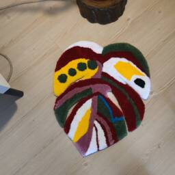 Tufted Monstera Rug - thumbnail 4