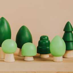 Handmade Tree Waldorf, Handpainted Toy, Wooden For Playscape, Montessori Tree, Pretend Play, Open-End Christmas D??cor - thumbnail 3