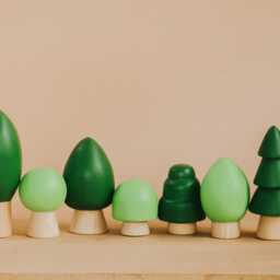Handmade Tree Waldorf, Handpainted Toy, Wooden For Playscape, Montessori Tree, Pretend Play, Open-End Christmas D??cor - thumbnail 4