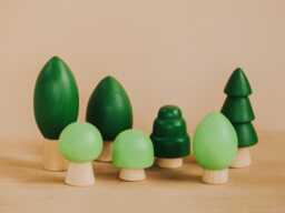 Handmade Tree Waldorf, Handpainted Toy, Wooden For Playscape, Montessori Tree, Pretend Play, Open-End Christmas D??cor - thumbnail 1