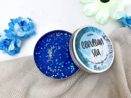 House in A Cerulean Sea Tin Candle - Soy Wax Bookish - thumbnail 1