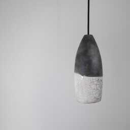 Raku Ceramic Pendant Light - Lamp Fixture Ceiling Lighting - thumbnail 2