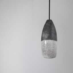 Raku Ceramic Pendant Light - Lamp Fixture Ceiling Lighting - thumbnail 3