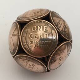 Usa Wheat Cent . American Lincoln Copper Penny Coin Ball Range Of Years Available 1935 ~ 1958. 70Th 75Th 80Th 85Th 90Th Birthday Present - thumbnail 1
