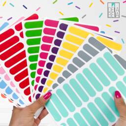 Confetti Wall Stickers 220x Sprinkles Decal Rainbow Nursery Playroom Decor Kids Bedroom Donuts - 11 Colours/ 20 Of Each Colour