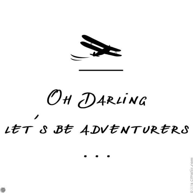 Oh Darling Let's Be Adventurers Vinyl Wall Decal Kids Room Decor - image 1